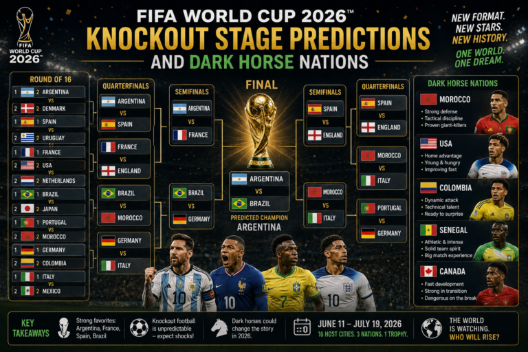 FIFA World Cup 2026 Knockout Stage Predictions and Dark Horse Nations
